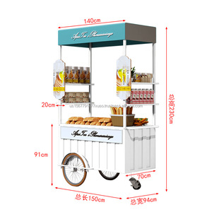 Tricycle de fret commercial vélo de crème glacée électrique à 3 roues nouveau camion de nourriture mobile en Europe - Product Image 5