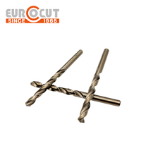 EUROCUT Usine En Gros Din-338 Cobaltstainless M35 Entièrement Moulu Ambre Finition HSS Foret Hélicoïdal pour la Coupe De Métal