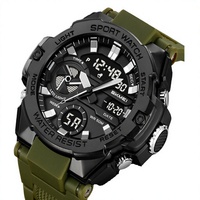 Jam Tangan SKMEI 2383 Multifungsi Pria Mewah Sport Digital LED Kronograf Ganda Alarm Tahan Air Edisi Terbatas