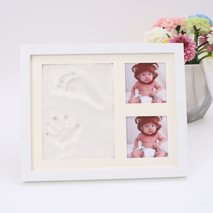 Cornice in Legno per Impronte di Mani e Piedi di Neonati, Decorazione per Casa, Marca AZY, per Commemorazione del Primo Mese e Cento Giorni - Product Image 2