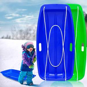 Traîneau à neige en plastique PE pour l'extérieur pour le ski d'hiver et le glissement <span class=keywords><strong>de</strong></span> <span class=keywords><strong>sable</strong></span> Enfants Adultes Traîneau à neige en plastique - Product Image 1