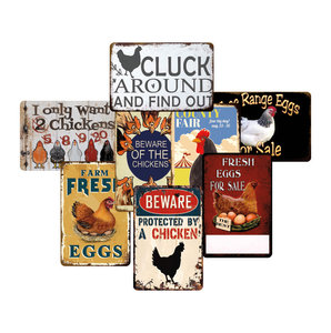 Letreros Metálicos Vintage Rústicos <span class=keywords><strong>de</strong></span> 20*30CM para Decoración <span class=keywords><strong>de</strong></span> Pared <span class=keywords><strong>de</strong></span> Casa <span class=keywords><strong>de</strong></span> Campo, Letrero <span class=keywords><strong>de</strong></span> Metal con Diseño <span class=keywords><strong>de</strong></span> <span class=keywords><strong>Huevo</strong></span> Fresco, Póster Metálico <span class=keywords><strong>de</strong></span> Animales - Product Image 1