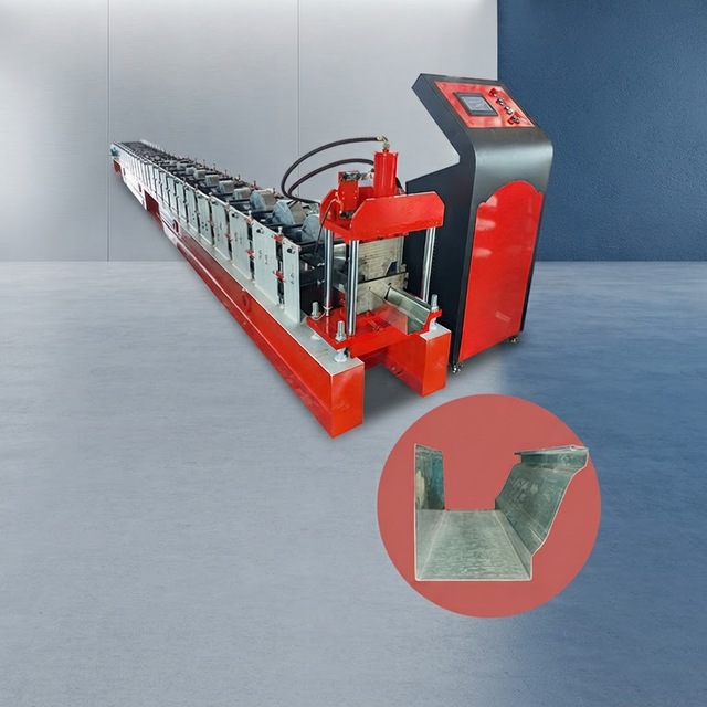 Customized Aluminum Rain Water Steel Gutter Cold Roll Forming Machinery Tiles Making Machine