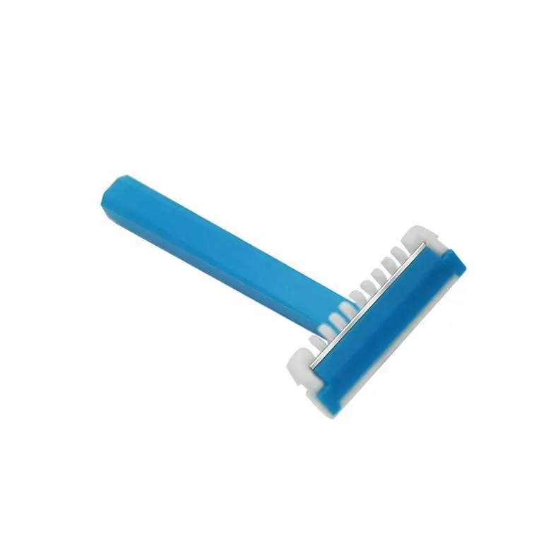 Hot Selling Single Blade Treetops Disposable Safety Razor Head With Comb Shaving Stick Parts Assembly