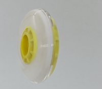 Roues de remplacement pour patins à roulettes de hockey en PU résistant à l'usure, à rebond élevé, monocouche ou double couche, 59 mm, couleur personnalisée SHR76A 80A