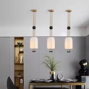 Moderne Eenvoudige Glazen Eetkamer Kroonluchter Creatieve Slaapkamer Studie Bedside Hotel Lampen