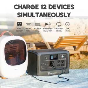 Estación Solar Portátil EB70 AC/DC con Controlador MPPT, Inversor de Onda Sinusoidal Pura, Batería de Iones de Litio de 716 Wh, Encendedor de Cigarrillos, 800W/1000W, TV, Coche - Product Image 3