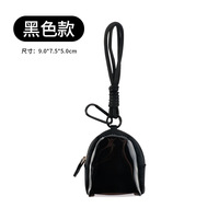 Sac de rangement transparent en peluche créatif, mini porte-monnaie mignon, sac à écouteurs en toile, sac à monnaie sucré