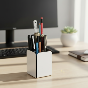 Organisateur de fournitures de bureau en métal pour le bureau, l'école et la maison, support pour stylos, crayons, marqueurs, support de bureau - Product Image 1