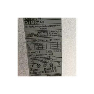 SCH-neider ATS48C14Q นุ่มสำหรับมอเตอร์แบบอะซิงโครนัสเริ่มต้น48 131A 230ถึง415V 30ถึง110kW - Product Image 5
