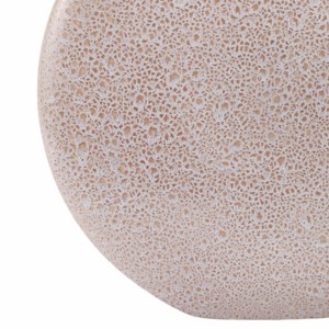 Vaso Decorativo Rotondo Contemporaneo in Ceramica Macchiettata, Vaso Scultoreo per Fiori, Decorazione per Soggiorno e Casa - Product Image 5