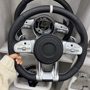 Volant en cuir pour <span class=keywords><strong>Mercedes</strong></span> Classe E/<span class=keywords><strong>GLC</strong></span>/GLE/GLB/CLA - Mise à niveau de l'ancien au <span class=keywords><strong>nouveau</strong></span> modèle - Product Image 5