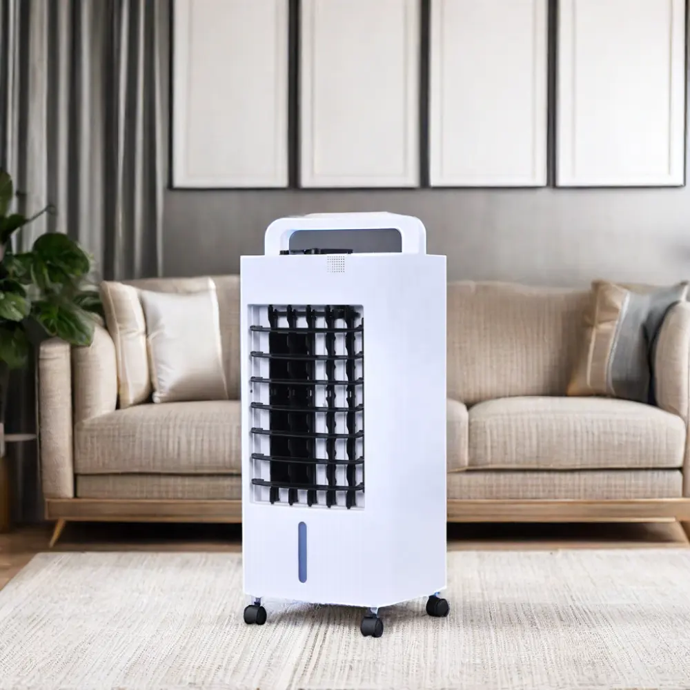 새로운 가정용 휴대용 가습기 증발식 물 공기 냉각기 물 탱크 AC 가정용 야외 RV 호텔 사용을위한 전원