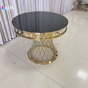 SMOOTH Factory Slim Waist Metal Frame Bridal <b>Table</b> Oval Mirror <b>Table</b> <b>Top</b> <b>Wedding</b> <b>Decoration</b> Hotel and Dining Furniture - Product Image 4