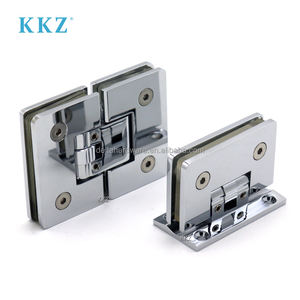 KKZ GH italia lucido specchio cromato in ottone può regolazione angolare di 90 gradi vetro per montaggio a parete porta doccia <span class=keywords><strong>cerniera</strong></span> a <span class=keywords><strong>scatto</strong></span> - Product Image 6