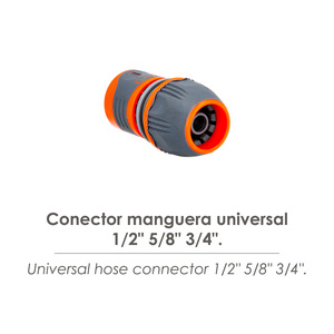 Connettore Universale in Plastica per Tubi 1/2" 5/8" 3/4" - Product Image 3