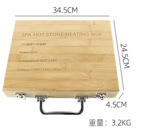 Vente en gros de 16 pièces/20 pièces de pierres énergétiques naturelles chauffantes ensemble de <span class=keywords><strong>massage</strong></span> chinois pour le dos des jambes et du cou ensemble de <span class=keywords><strong>massage</strong></span> aux pierres chaudes pour application corporelle - Product Image 4