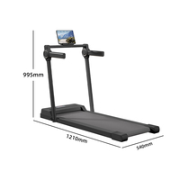 Caminadora Plegable Portátil para Debajo del Escritorio, Bajo Ruido, Mini Máquina Eléctrica para Correr, Gran Cantidad en Stock de Fábrica