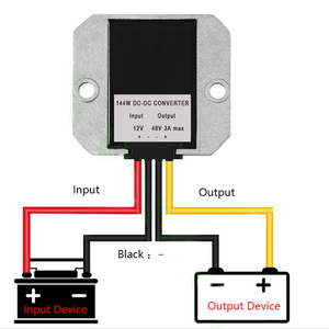 Thay thế cho starlink vệ tinh món ăn V2 IP68 không thấm nước <span class=keywords><strong>DC</strong></span>-<span class=keywords><strong>DC</strong></span> chuyển đổi <span class=keywords><strong>DC</strong></span> 12V đến 48V 3A 144W bước lên cung cấp điện Adapter - Product Image 2