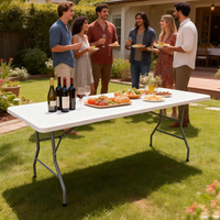 Table de plage pliable durable avec pieds pliants, table pliante pour ordinateur portable, table pliante pour mariages