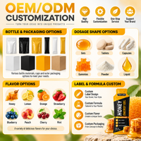 OEM/ODM Gel Energi Madu Madu Asli Energi Cepat Mudah Dicerna Suplemen Nutrisi Olahraga Label Pribadi