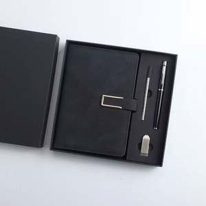 Business Notebook & Notepad Leather Office <b>Diary</b> Pen Gift Set with Promotion for <b>Work</b> & Study - Product Image 3