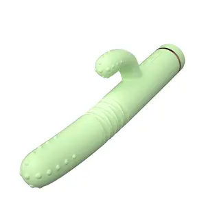 2023 new female succulent vibrator ten frequency vibration FM+seven frequency telescopic+heated long duration masturbator sex to