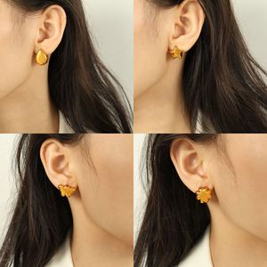 กิ๊บติดผมสีทองรูปดาวผีเสื้อรูปหยดน้ำเหล็กไทเทเนียมสำหรับผู้หญิงใช้ทุกวันฤดูร้อนปี 2024 - Product Image 4