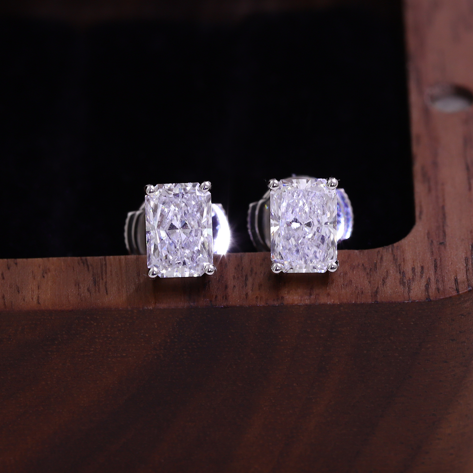 Diamant de laboratoire en or 18 carats