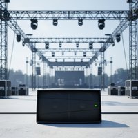 S218+ Subwoofer Doble de 18 Pulgadas y 4 Ohmios, 1500W, para Sistemas de Audio Profesional, Instalación Fija y de Gira