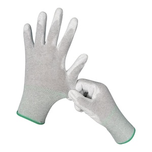 Fornitura produttore cina calda nuova vendita all'ingrosso di lavoro verde PU guanti rivestiti per il lavoro - Product Image 4