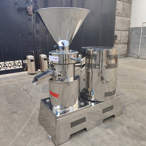 Fabricante de mantequilla de maní de alta resistencia, molino coloidal de mantequilla de maní Industrial, máquina de molienda comercial para hacer mantequilla de maní - Product Image 4