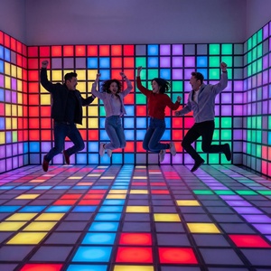 Jeu interactif LED intelligent, sol tactile interactif, jeux d'activation par la touche, tuiles lumineuses pour piste de danse - Product Image 4