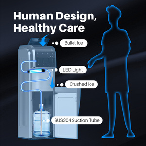 Ứng dụng thông minh điều khiển Cube và nghiền nát ice hot và nước lạnh dưới tải nước Dispenser với Ice Maker - Product Image 5