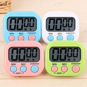 <span class=keywords><strong>Minuteur</strong></span> de cuisine numérique intelligent à piles AAA, magnétique, en plastique, 90 minutes, affichage LCD électronique, pour la cuisson, l'étude et les jeux à domicile - Product Image 4