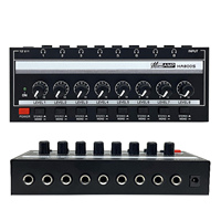 Amplificateur de casque de monitoring stéréo HA800S, 8 canaux, 1 entrée 8 sorties, distributeur de signal