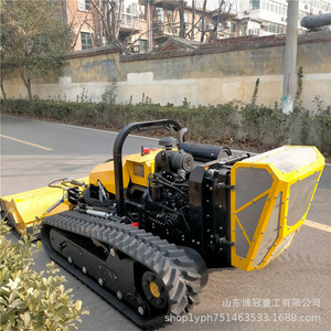 Cortadora de césped inteligente para rescate en incendios forestales, máquina de corte montada sobre orugas con control remoto para maleza y arbustos en el borde de vías ferroviarias - Product Image 3