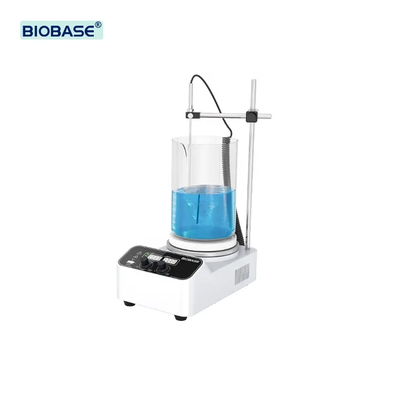 เครื่องกวน BK-MS280ระบบแม่เหล็กแผ่นความร้อน biobase ในห้องแล็บ