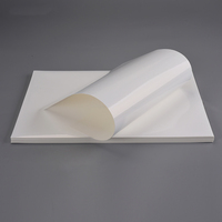 Papier autocollant en vinyle PP blanc brillant 60 microns, activé par l'eau, résistant aux UV, feuilles d'étiquettes laser A4/A3, masquage extérieur
