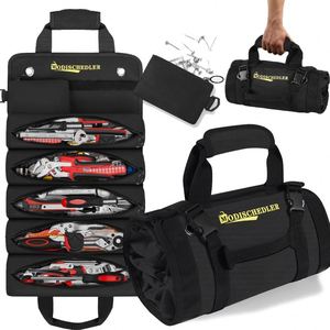 Muestra gratuita al por mayor: Bolsa organizadora profesional para herramientas de coche, organizador enrollable para llaves, bolsa de herramientas enrollable de lona - Product Image 1