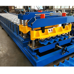 Turquie populaire PPGI GI <span class=keywords><strong>Q</strong></span> étape tuile presse toit formant l'équipement tuile vitrée tôle rouleau formant la Machine - Product Image 3