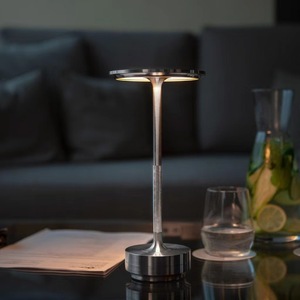 Cross-border aluminum I-beam <b>touch</b> table lamp, simple and creative LED decorative ambient <b>light</b>, movable retro bar table lamp - Product Image 3