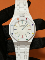 Montre mécanique automatique de luxe haut de gamme pour homme, étanche, avec réserve de marche, aiguilles lumineuses de haute qualité et bracelet en céramique