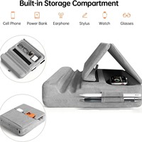Support de téléphone portable et tablette personnalisé en faux daim, coussin de lecture doux et réglable pour genoux, sans fermeture
