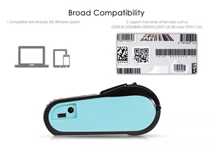 Nhà Máy Giá xách tay mini máy in không dây màu xanh răng điện thoại di động POS giá rẻ 58 Mét Mini Máy in hóa đơn nhiệt cho Android & iOS - Product Image 4