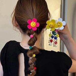 Vigoureux mignon <span class=keywords><strong>queue</strong></span> de <span class=keywords><strong>cheval</strong></span> tissage cheveux outil été fleur téléphone ligne cheveux cravates nouveau Super immortel multi-usages outil de <span class=keywords><strong>coiffure</strong></span> - Product Image 3