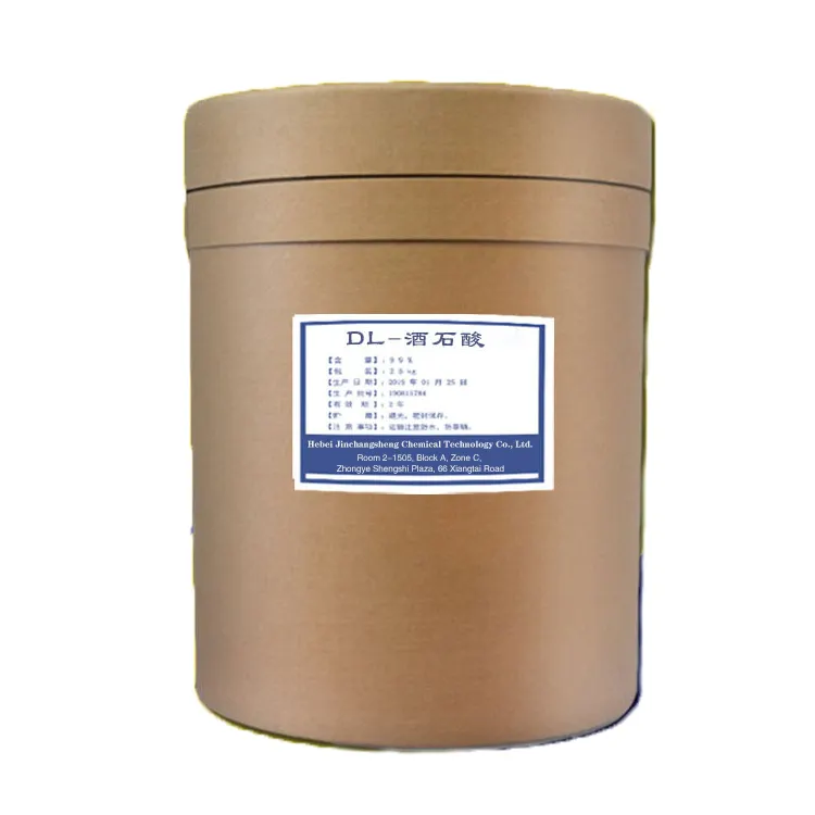 Hızlı teslimat 99.5% tartarik asit beyaz toz 25kg çanta karboksilik asit CAS 526-83-0