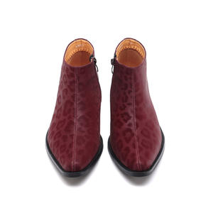 Botas para Hombre con Tacón Grueso Versátiles, Botas Cortas Delgadas que Aumentan la Estatura, Nuevas Botas Martin para Otoño e Invierno - Product Image 5