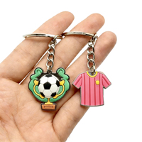 Individueller Cartoon-Stil Metall-Schlüsselanhänger mit Eigenem Logo - Langlebiges Werbegeschenk für Sportveranstaltungen & Fußball-Fans