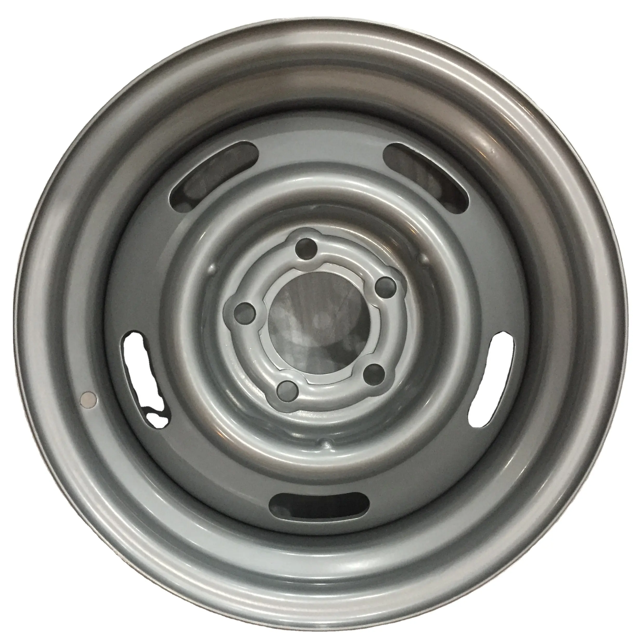 Silver Rally Wheel 15x7 5x4.75 Lug Pattern 5x4-3/4" for Classic Car